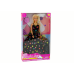 Lucy Doll, Black Polka Dot Dress, Long