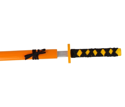 Wooden Sword Orange Prop For Knight 73 cm