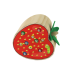 Wooden Strawberry Catch the Worm Magnetic Game