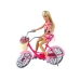 Anlily Cyclist Doll Pink Bicycle Set