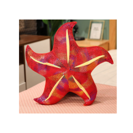 Mascot Plush Starfish Red Pillow 20 cm