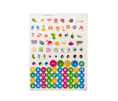 Large Construction Blocks in a Bag Colorful Stickers 20 El