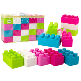 Large Construction Blocks in a Bag Colorful Stickers 20 El