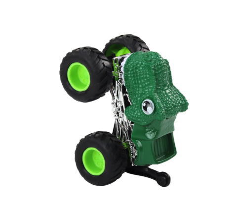 Dinosaur Off-Road Car with Large Rubber Wheels, Green