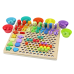 Wooden Puzzle Learning Counting Sorter Fishing