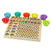 Wooden Puzzle Learning Counting Sorter Fishing