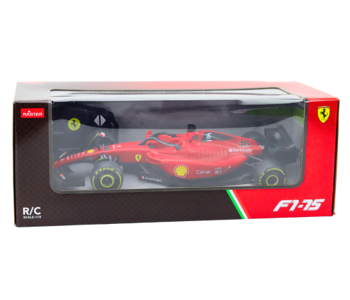 Radiovadāmā mašīna ar pulti Ferrari F1-75 Red