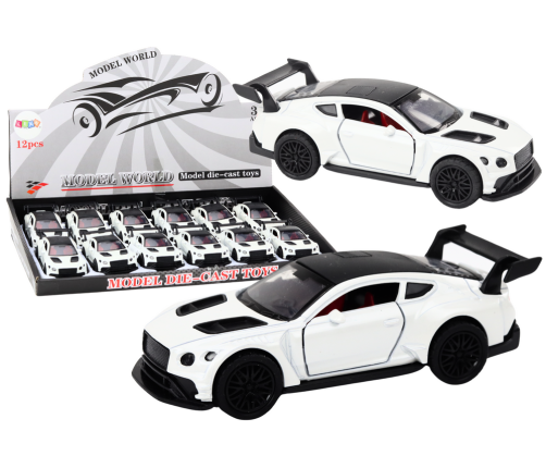 Car Sports Car 1:32 Friction Drive Pearl White