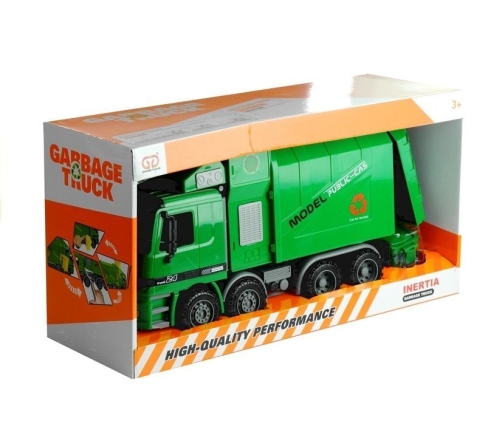 Green Garbage Remover Big Opening Assembly Container