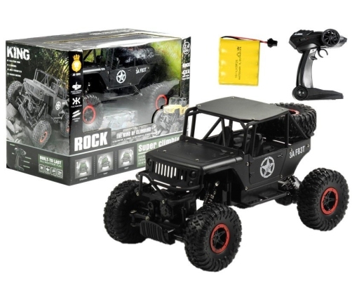 R/C Monster Car Jeep 1:18 Black