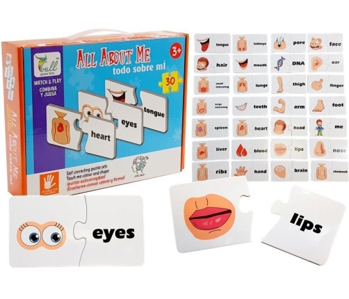 Educational Puzzle Learning Body Parts 30 Elements