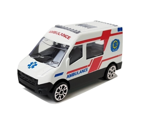 Ambulance Vehicle Set 1:64 6 Pieces