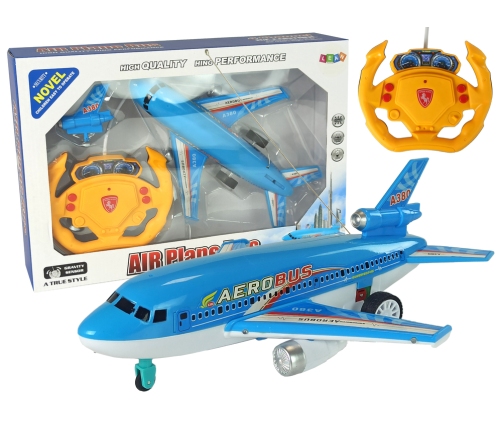 Remote Controlled Aircraft Blue Pilot 40 Mhz Lights