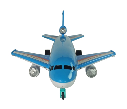 Remote Controlled Aircraft Blue Pilot 40 Mhz Lights