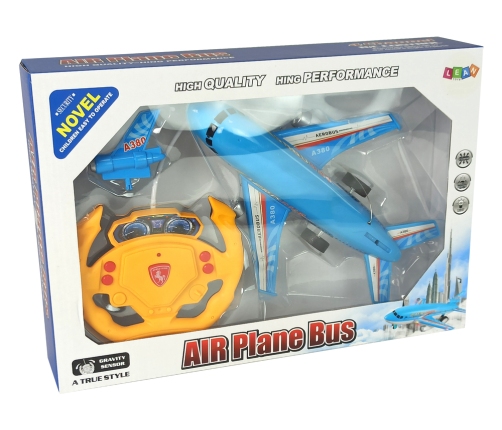 Remote Controlled Aircraft Blue Pilot 40 Mhz Lights