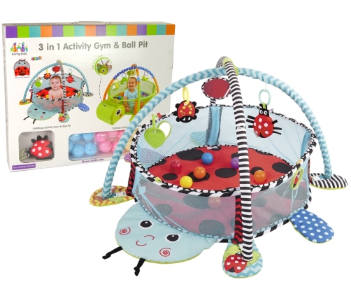 Educational Mat Ladybird Playpen Balls for Baby