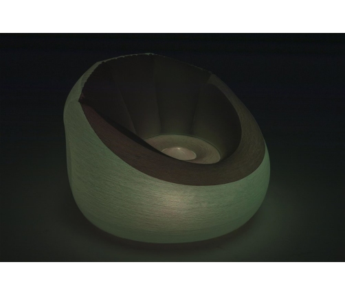 Bestway 75086 inflatable illuminated armchair 102 x 97 x 71 cm