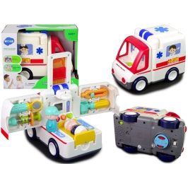 Interactive Educational Ambulance for toddlers Light and Sound Effects