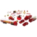 Set of Fire Brigade Vehicles  30 Pieces Rescue Team