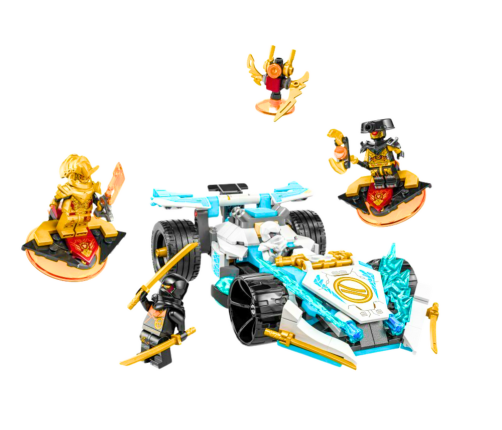 LEGO NINJAGO ZANE'S Race Car Dragon Power SPINJITZU 307 Pieces 71791