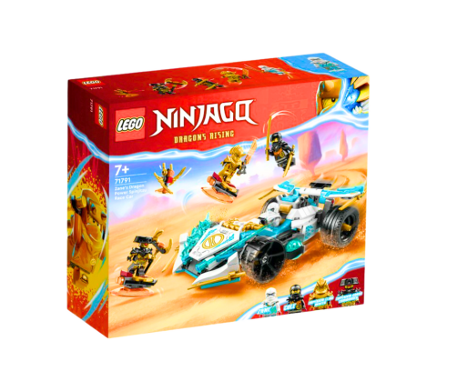 LEGO NINJAGO ZANE'S Race Car Dragon Power SPINJITZU 307 Pieces 71791