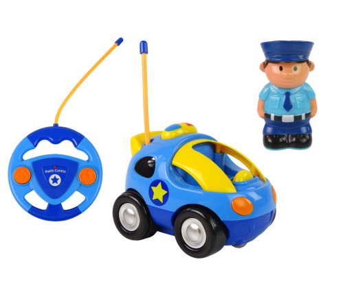 Remote control car for toddlers  Police + Policeman + Remote Control