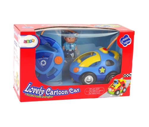 Remote control car for toddlers  Police + Policeman + Remote Control