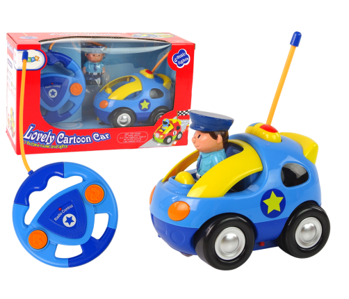 Remote control car for toddlers  Police + Policeman + Remote Control