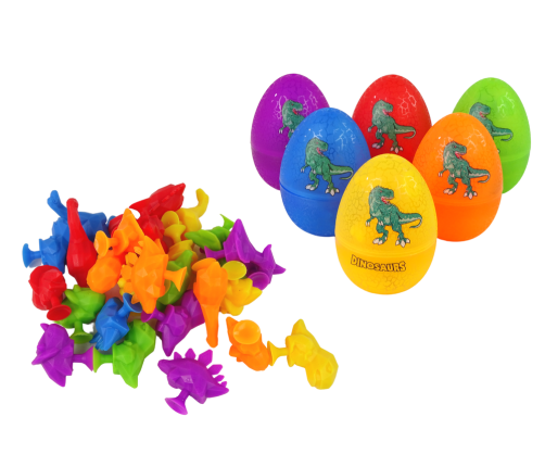 Dinosaur Eggs Rubber Suction Cup Figures