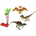 Set of Dinosaurs Figurines Accessories 8 Pieces.