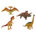 Set of Dinosaurs Figurines Accessories 8 Pieces.