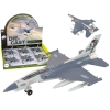 Airplane Friction Drive Lights Sounds 1:72 Gray