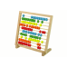 School abacus wooden colorful beads