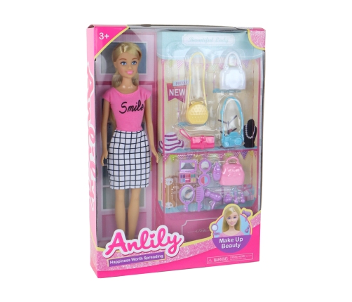 Anlily Doll Set Handbags Styling Set