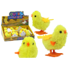 Jumping Chicken Wind Up Toy Figurine Yellow