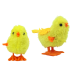 Jumping Chicken Wind Up Toy Figurine Yellow