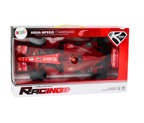 Racer Sports Car With Drive 1:12 Red Sounds