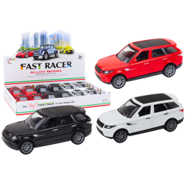 Passenger Car 1:36 Drive Metal Black White Red