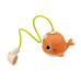 Whale Bath Toy 3 Tips Orange