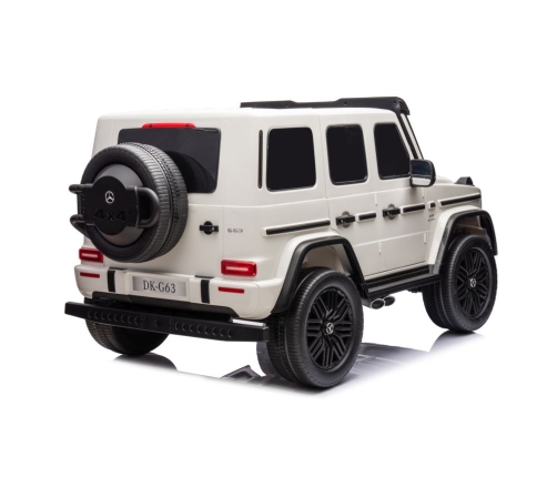 Divvietīgs bērnu elektromobilis Mercedes G63 XXL 4x4 White