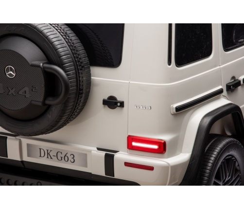 Divvietīgs bērnu elektromobilis Mercedes G63 XXL 4x4 White