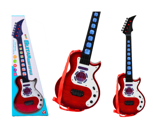 Electric Guitar for Children Light Melodies Red