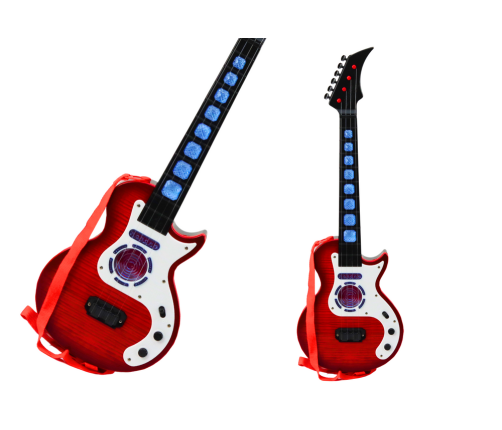 Electric Guitar for Children Light Melodies Red