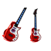 Electric Guitar for Children Light Melodies Red