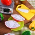 Basket With Fruith And Vegetables For Slicing And Market Weight