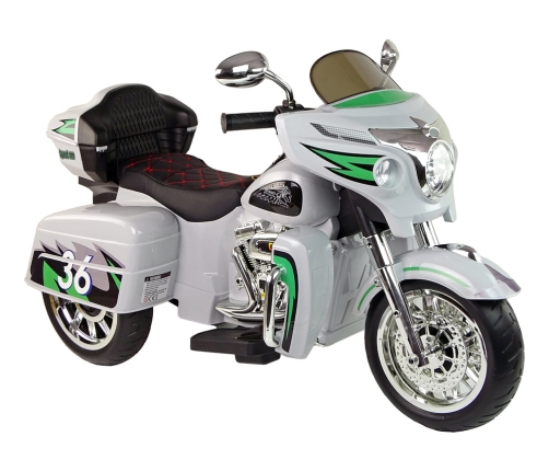 Bērnu elektriskais motocikls Goldwing Grey