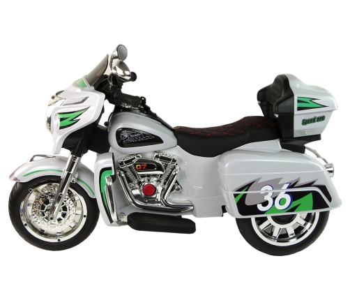 Bērnu elektriskais motocikls Goldwing Grey