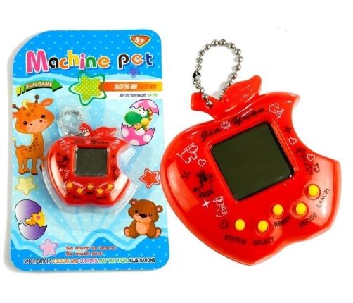 Tamagotchi Electronical Animal Red Apple Shape