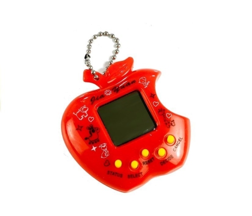 Tamagotchi Electronical Animal Red Apple Shape