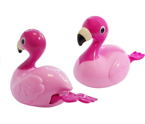 Bath Flamingo Floats on water